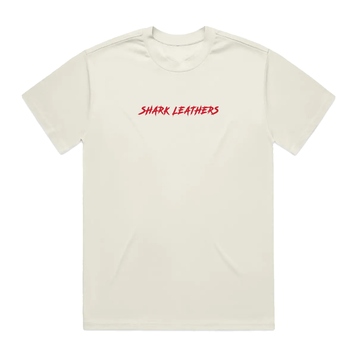 Shark Base Tee - Bone/Red 1