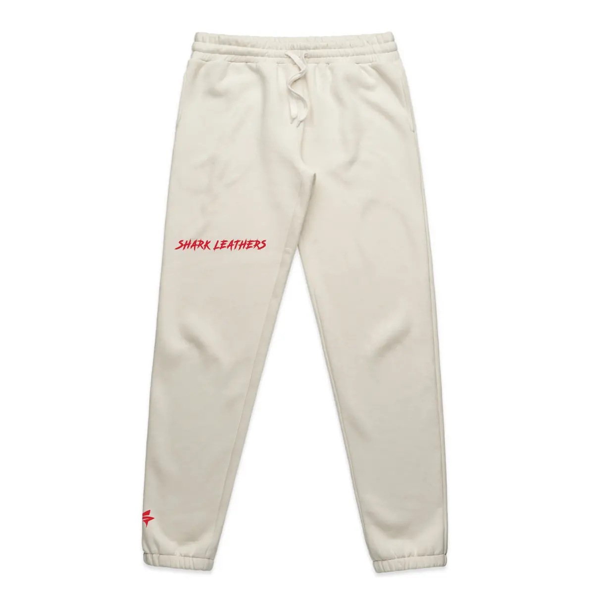 Shark Base Trackies - Bone/Red 1
