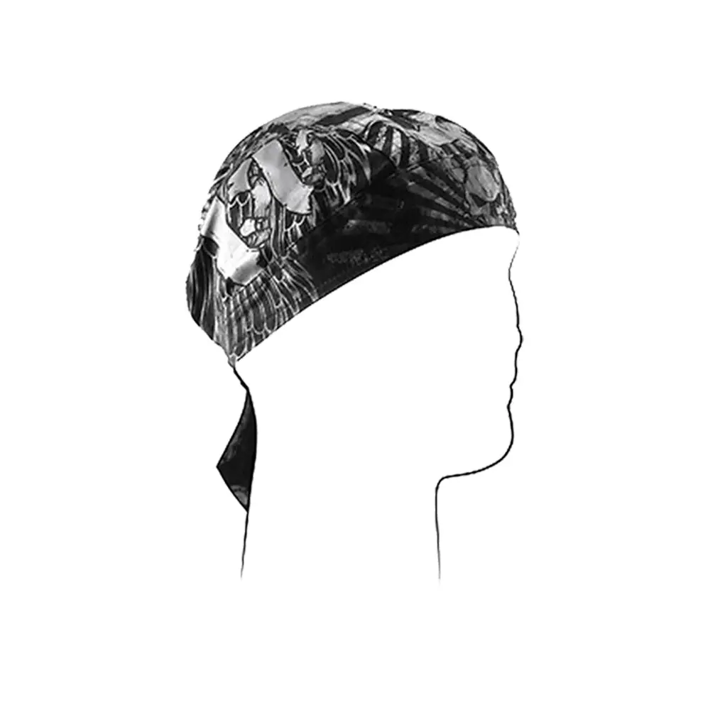 Z682 - Zan Headgear Flydanna Horned Devil Skull 1