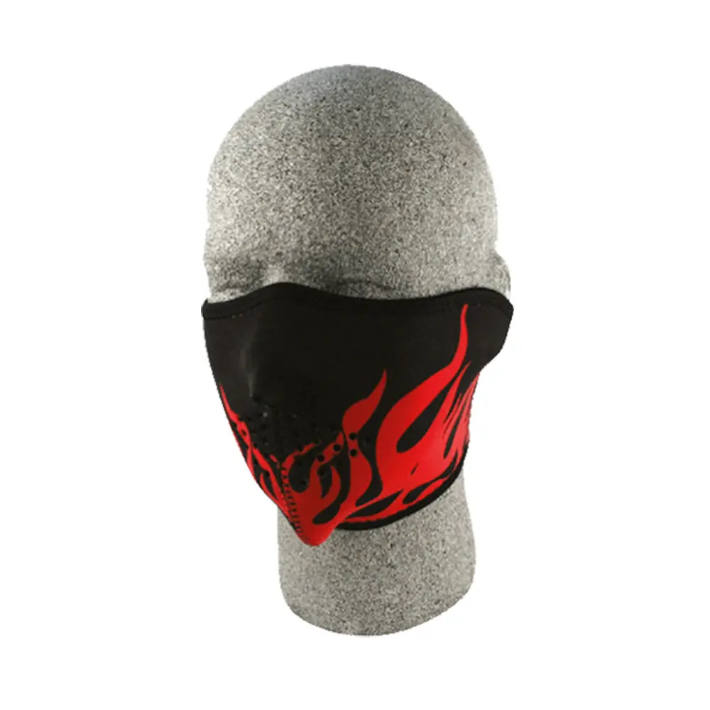 Wnfm229rh - Zan Headgear Neo Half Mask Red Flames 1