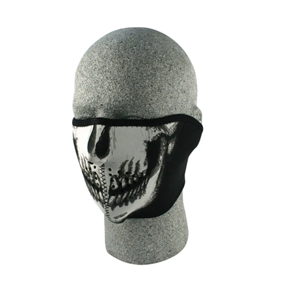 Wnfm002hg - Zan Headgear Neo Half Mask Skull Face Glow 1