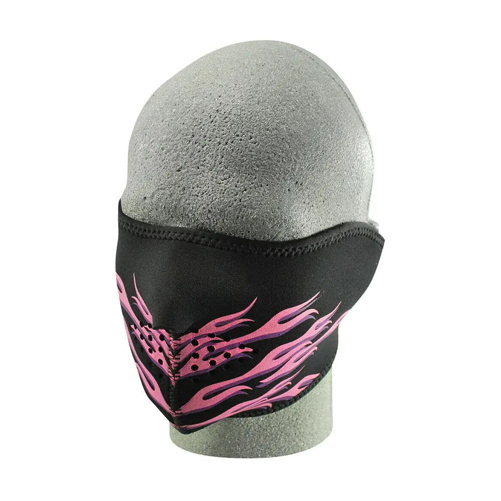 Neoprene Face Masks - Pink Flames 1