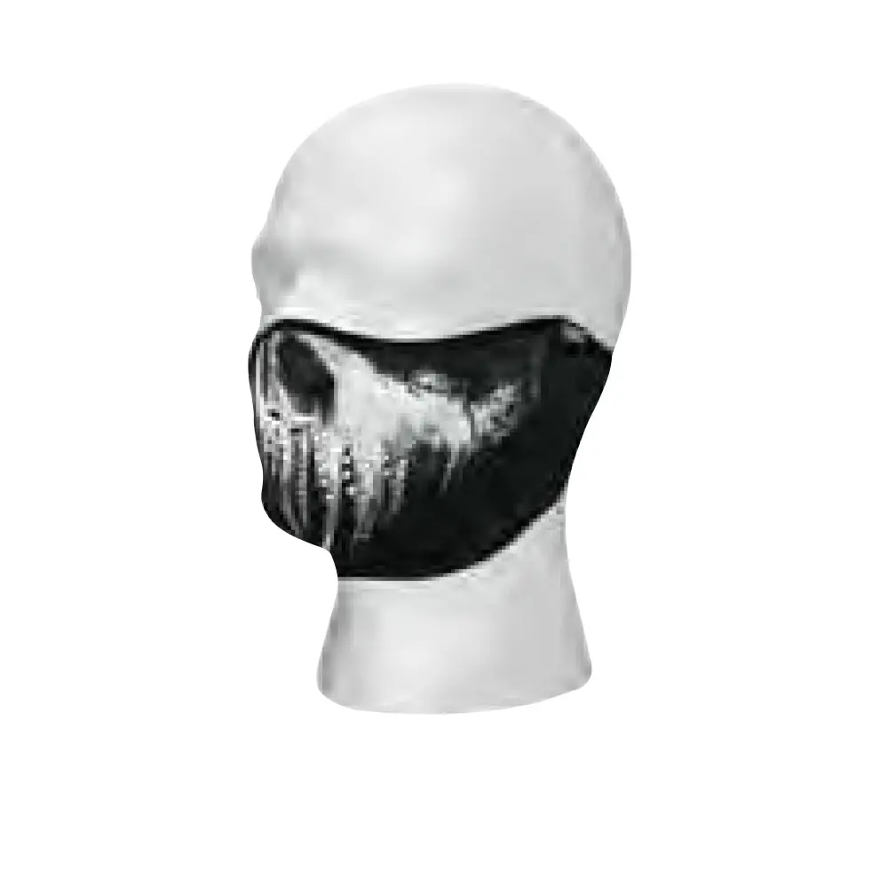Wnfm409h - Zan Headgear Neo Half Mask Skull Ghost 1
