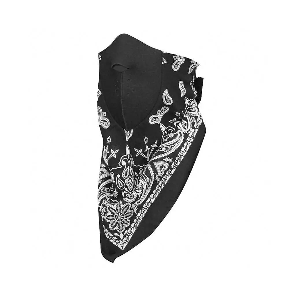 Wne0101 - Zan Headgear Neodanna Paisley Black 1