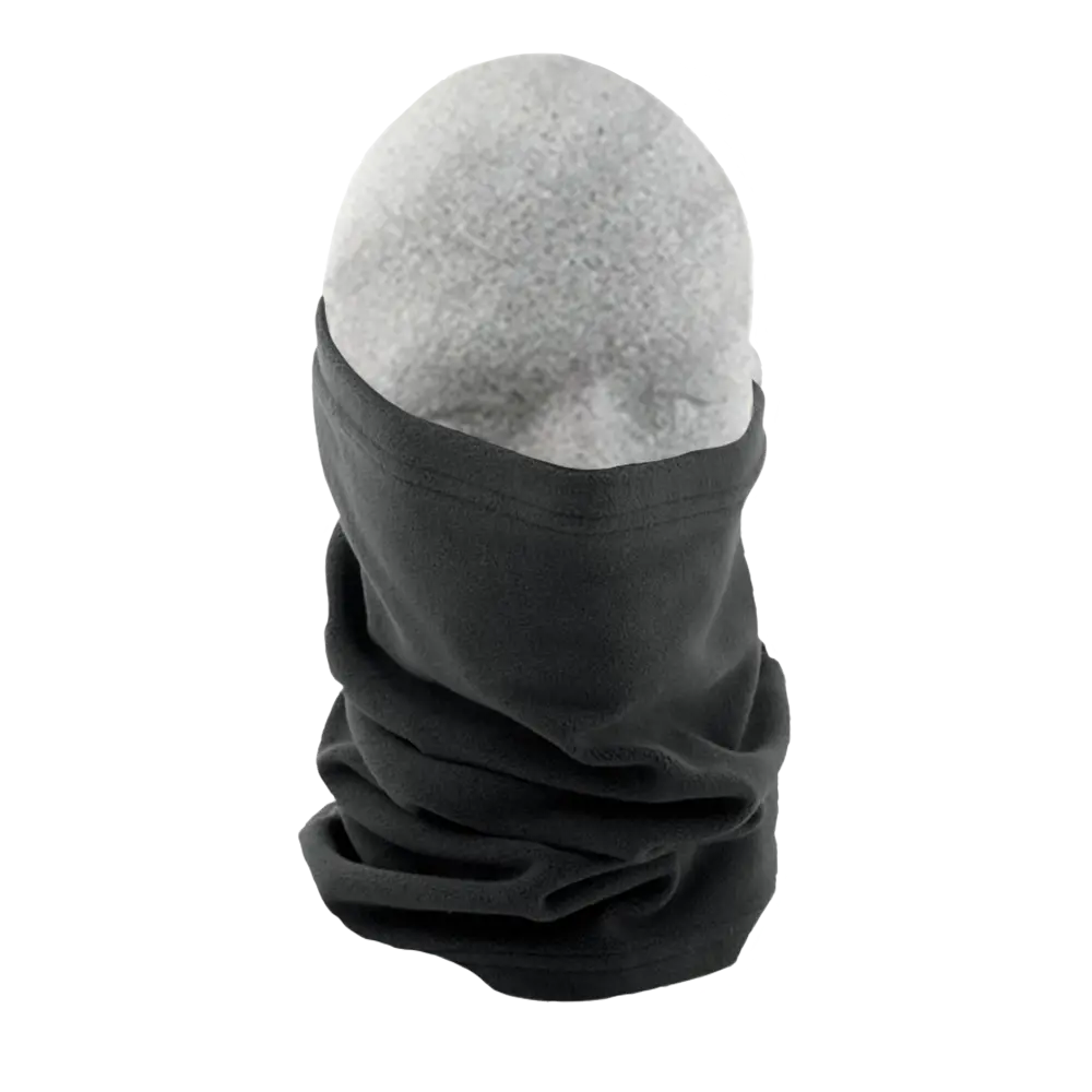 Tf114 - Zan Headgear Fleece Neck Tube Solid Black 1