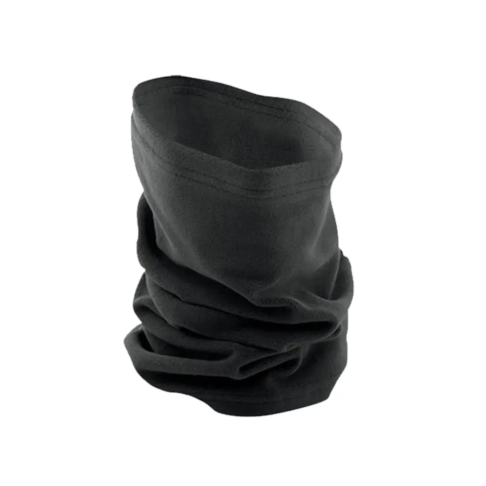 T114 - Zan Headgear Neck Tube Motley Solid Black 1