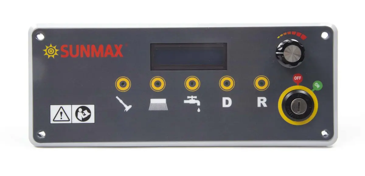 Control Panel Of Sunmax Rt50d And Rt50d+ Self-Propelled Floor Scrubber Machines 1