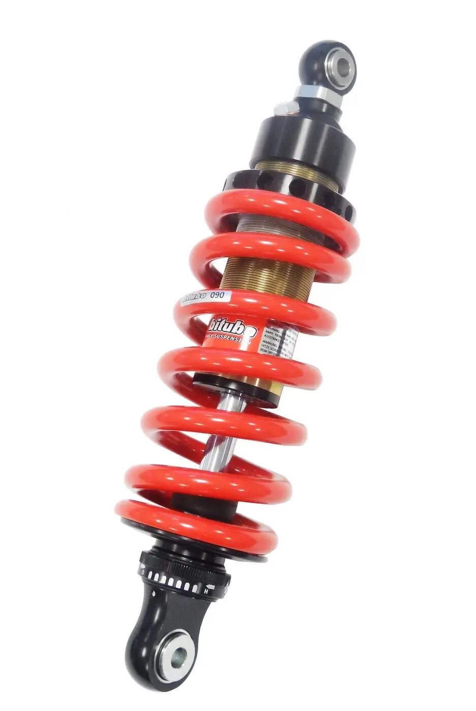 Bitubo Xze11 - Rear Mono Shock - Red Spring [Adjustable: Preload, Rebound, Length] 1