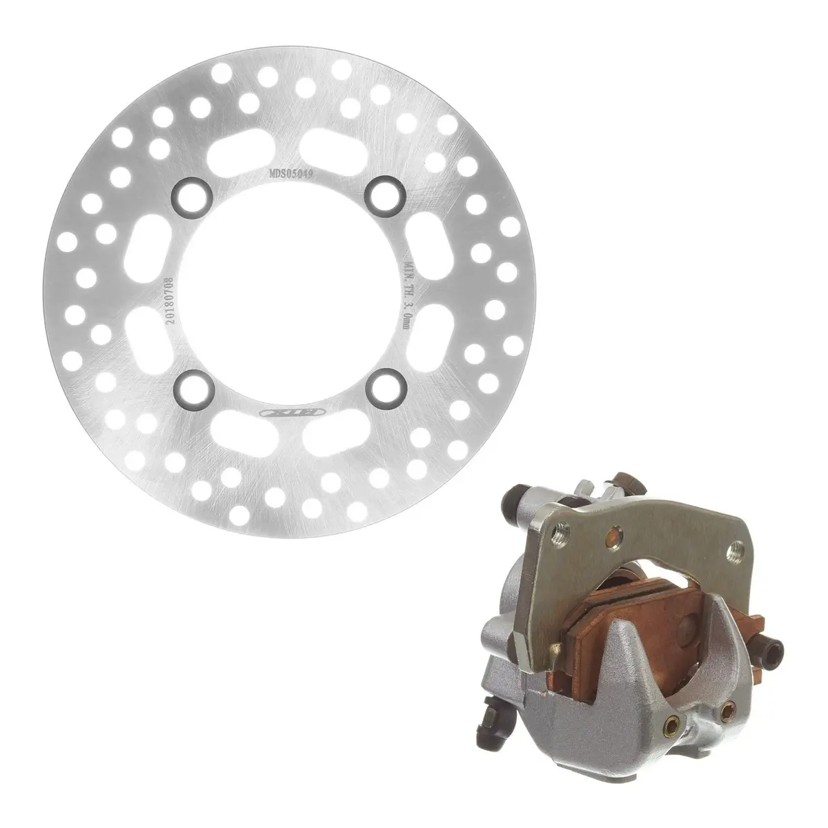 Brake Caliper & Disc Kit - Atv Suzuki Lta450/700 Front Left 1