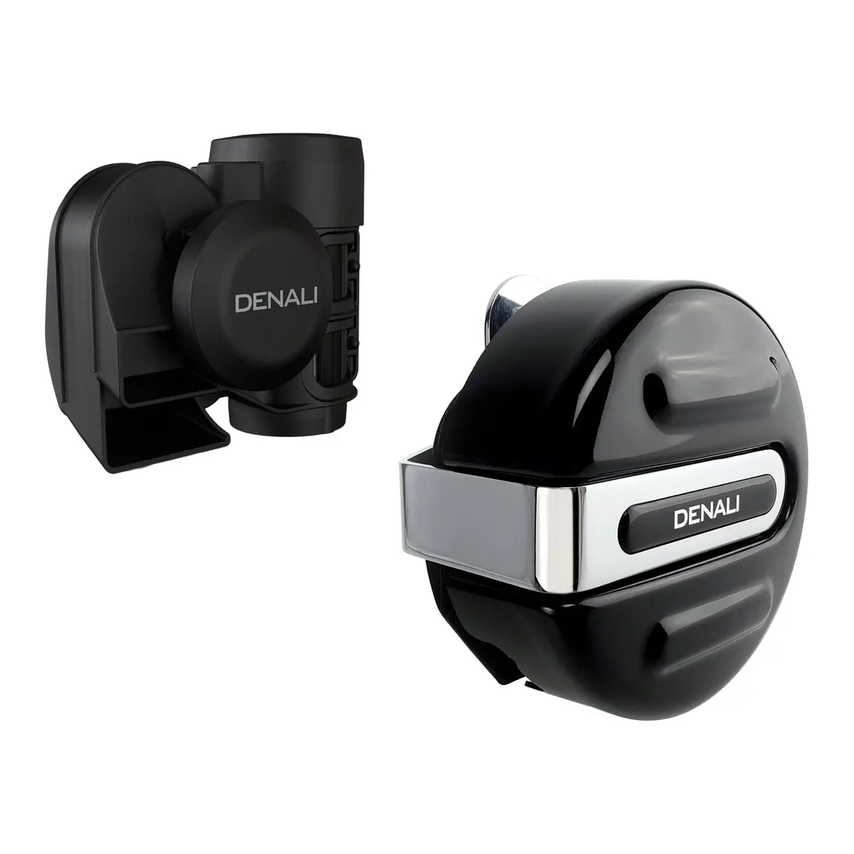 Denali Soundbomb V- Twin Air Horn With Mount & Cover - Gloss Black 1