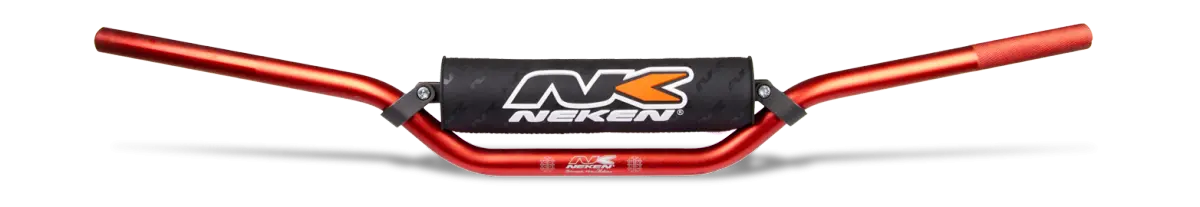 Neken Constant Handlebar (Regular Diameter/Length 814Mm/Height 114Mm/Sweep 79Mm) Red W/Black Pad 1
