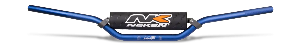 Neken Constant Handlebar Crf/Kxf 250/450 (Regular Diameter/Length 810Mm/Height 122Mm/Sweep 76Mm) Blue W/Black Pad 1