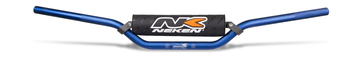Neken Constant Handlebar 85Cc High (Regular Diameter/Length 758Mm/Height 138Mm/Sweep 64Mm) Blue W/Black Pad 1