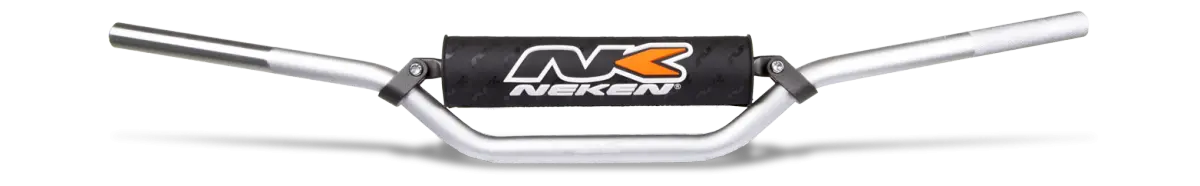 Neken Constant Handlebar 85Cc High (Regular Diameter/Length 758Mm/Height 138Mm/Sweep 64Mm) Silver W/Black Pad 1
