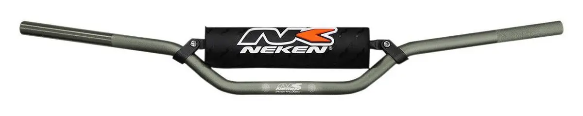 Neken Constant Handlebar Crf/Kxf 250/450 (Regular Diameter/Length 810Mm/Height 105Mm/Sweep 80Mm) Titanium W/Black Pad 1
