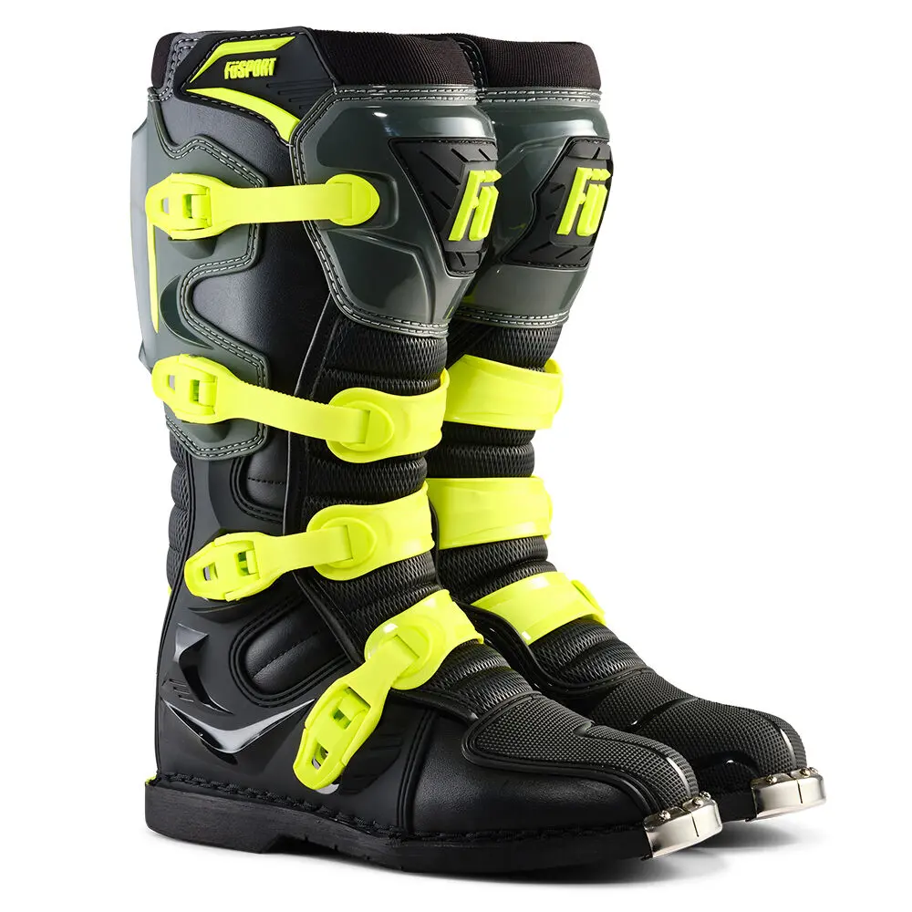Fusport Dirt Pilot 2 Black/Gray/Fluro Boots 1