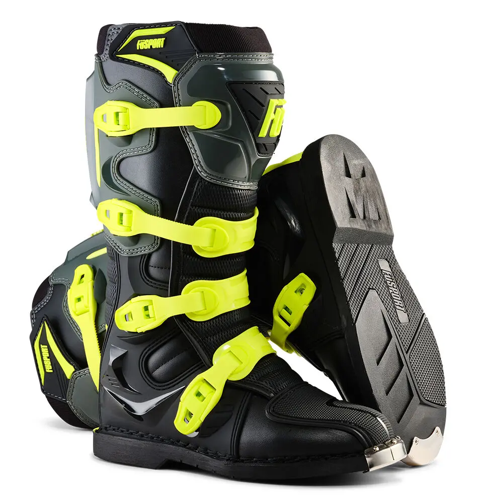Fusport Dirt Pilot 2 Black/Gray/Fluro Boots 2