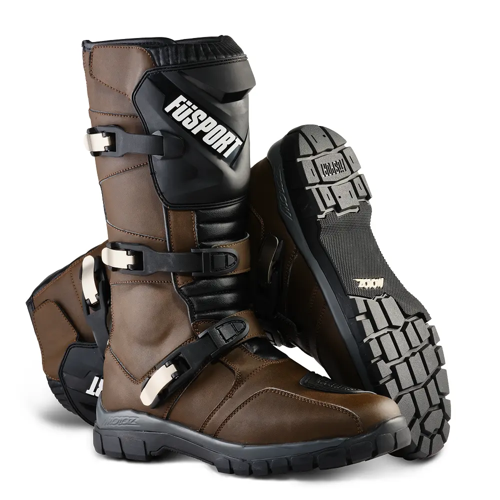Fusport Simpson X Motoz Brown Boots 1