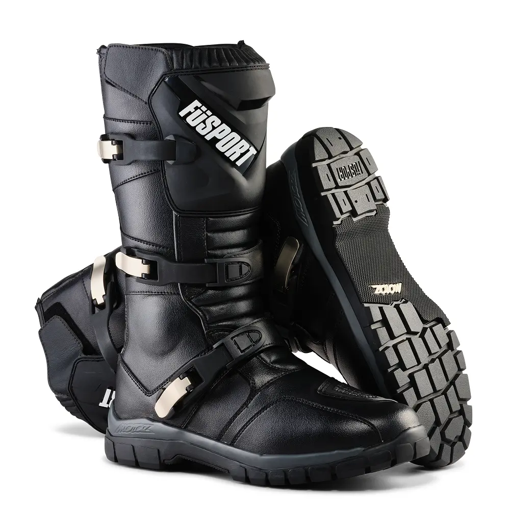 Fusport Simpson X Motoz Black Boots 1