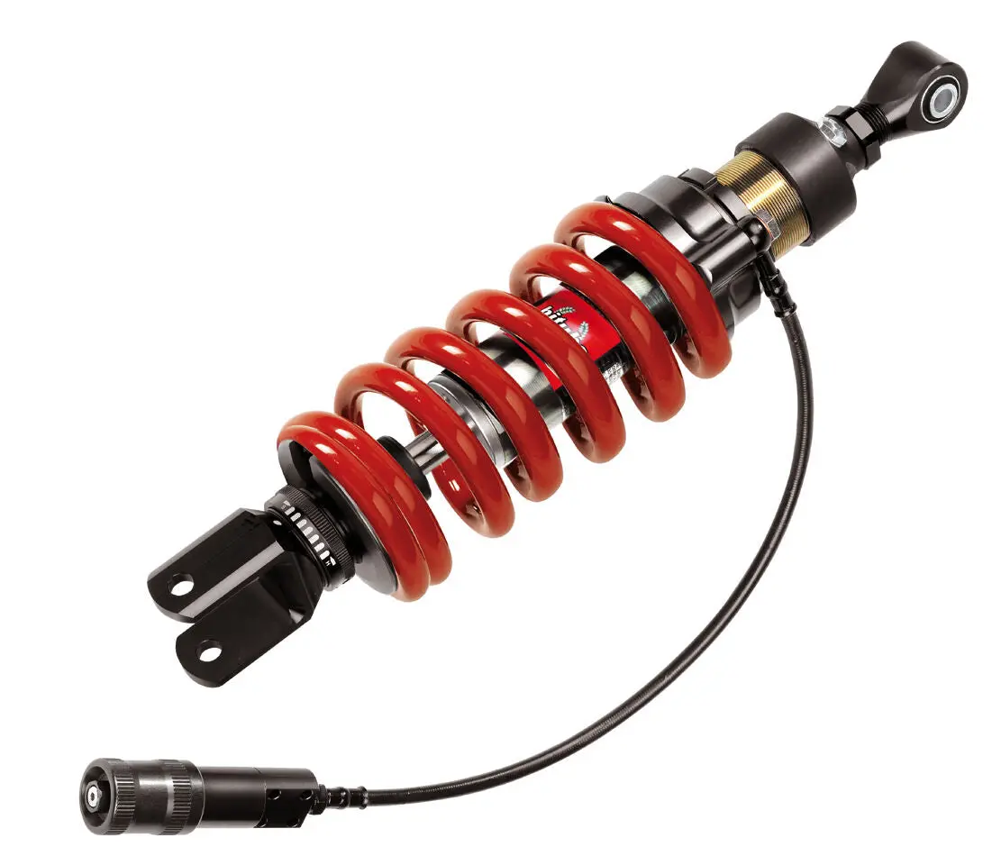 Bitubo Xze31 - Rear Mono Shock - Red Spring [Adjustable: Preload, Rebound] 1