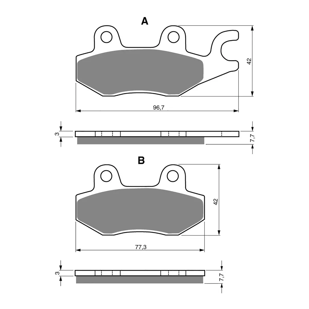 Goldfren Brake Pads Gf009 - Gp5 2