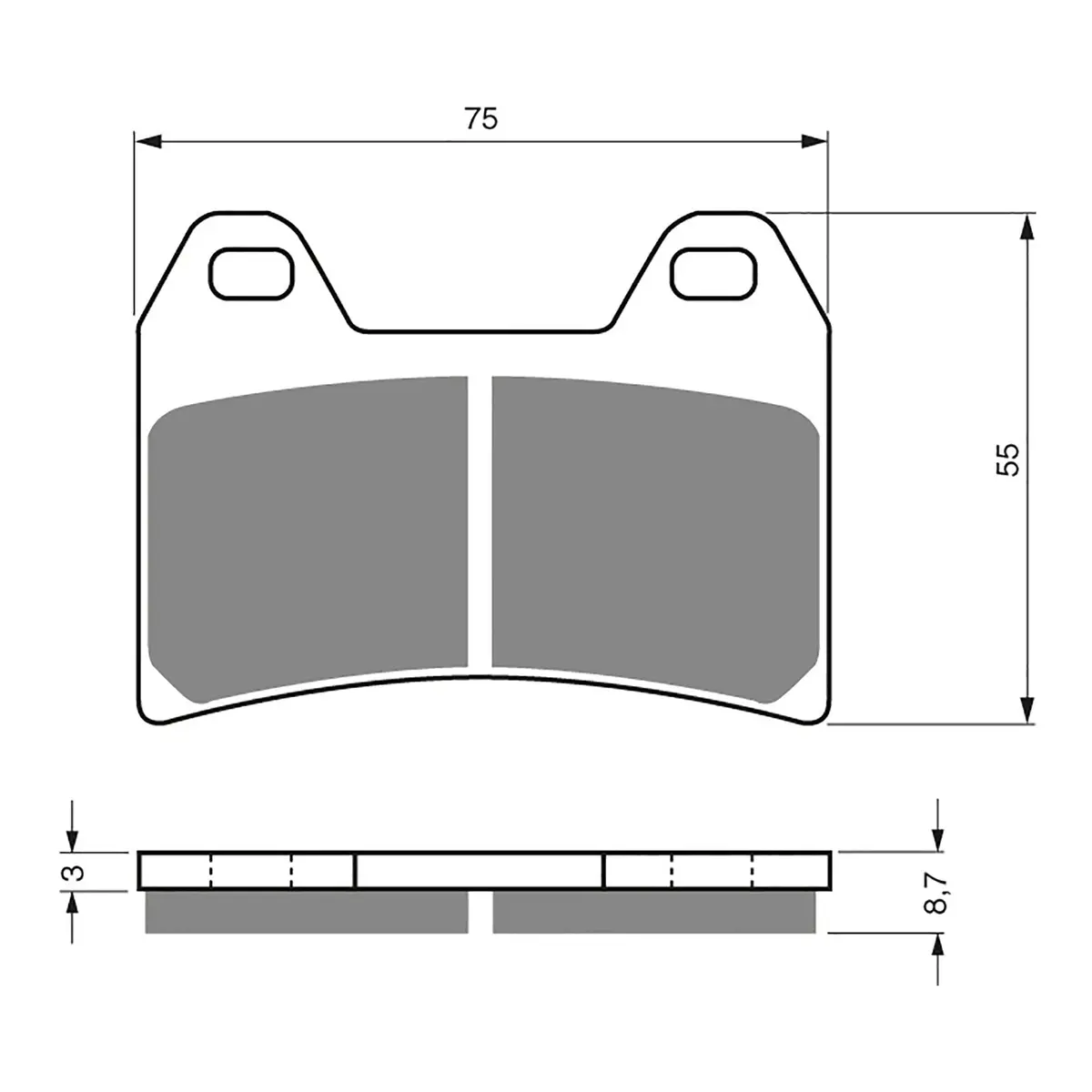 Goldfren Brake Pads Gf141 - Gp5 2