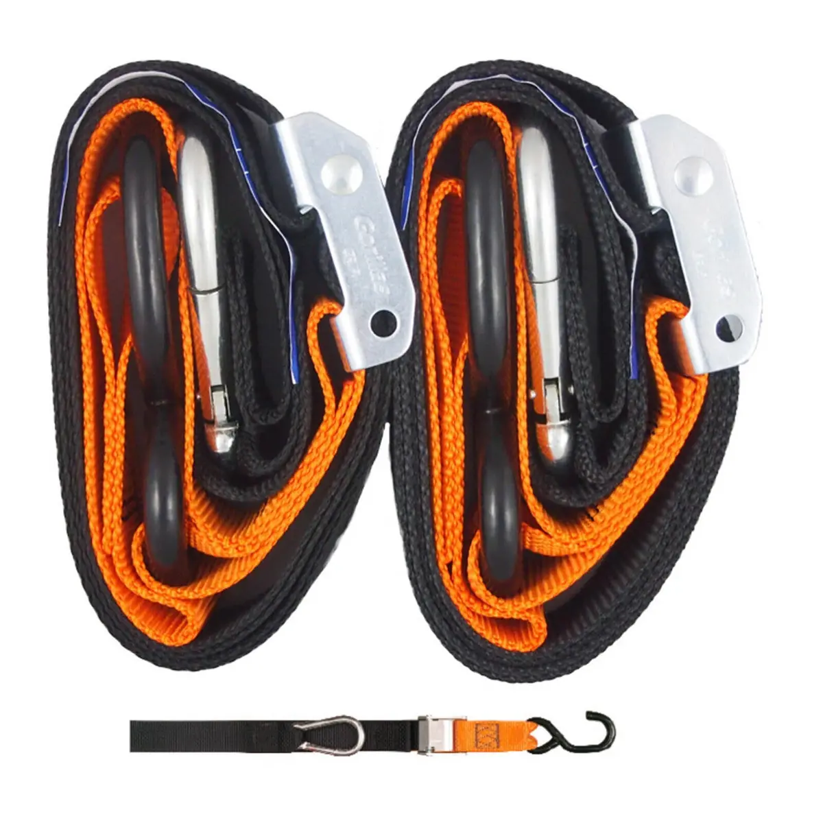 Gorillas Grip Tie Down 38Mm S-Hook - Black / Orange Loop 1