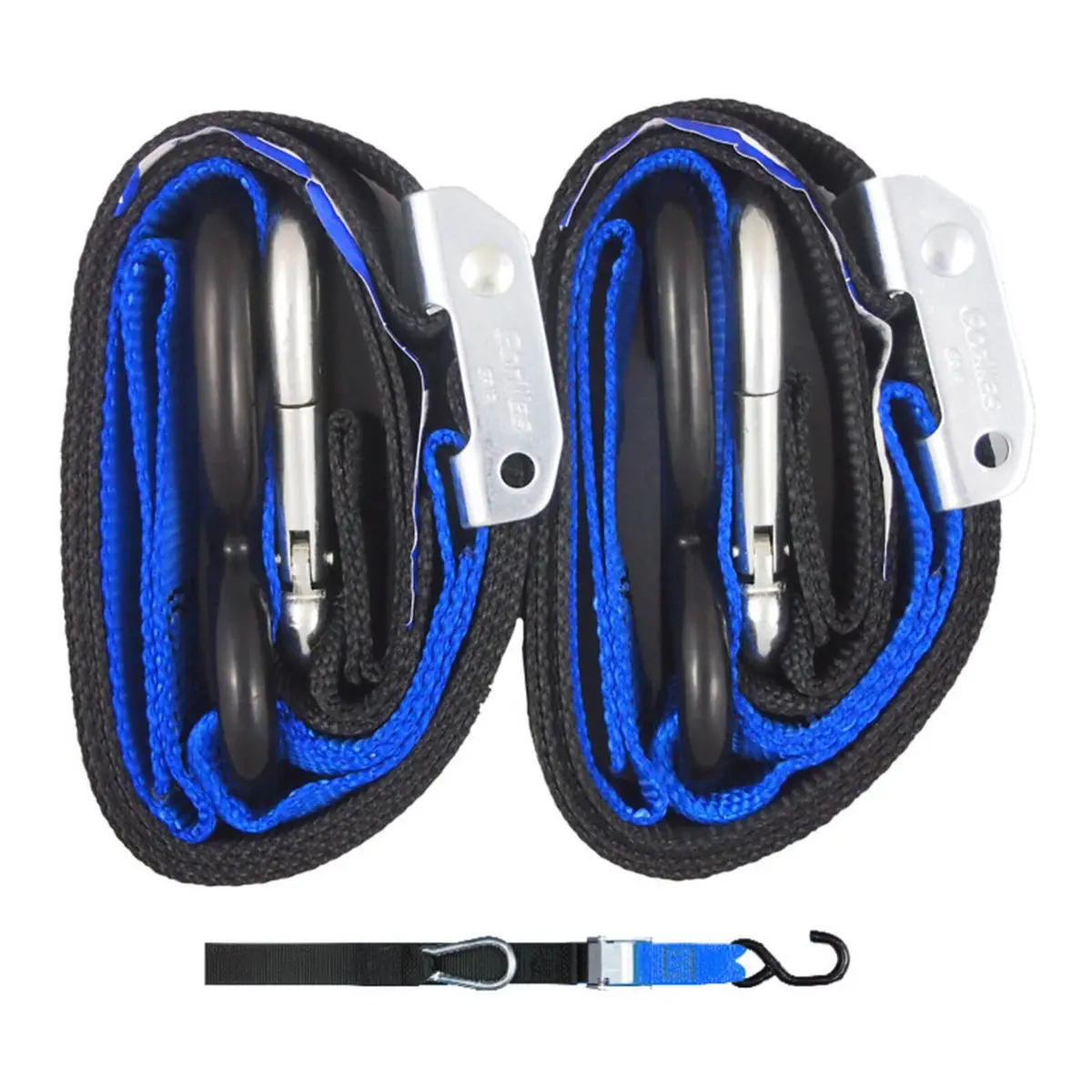 Gorillas Grip Tie Down 38Mm S-Hook - Black / Blue Loop 1