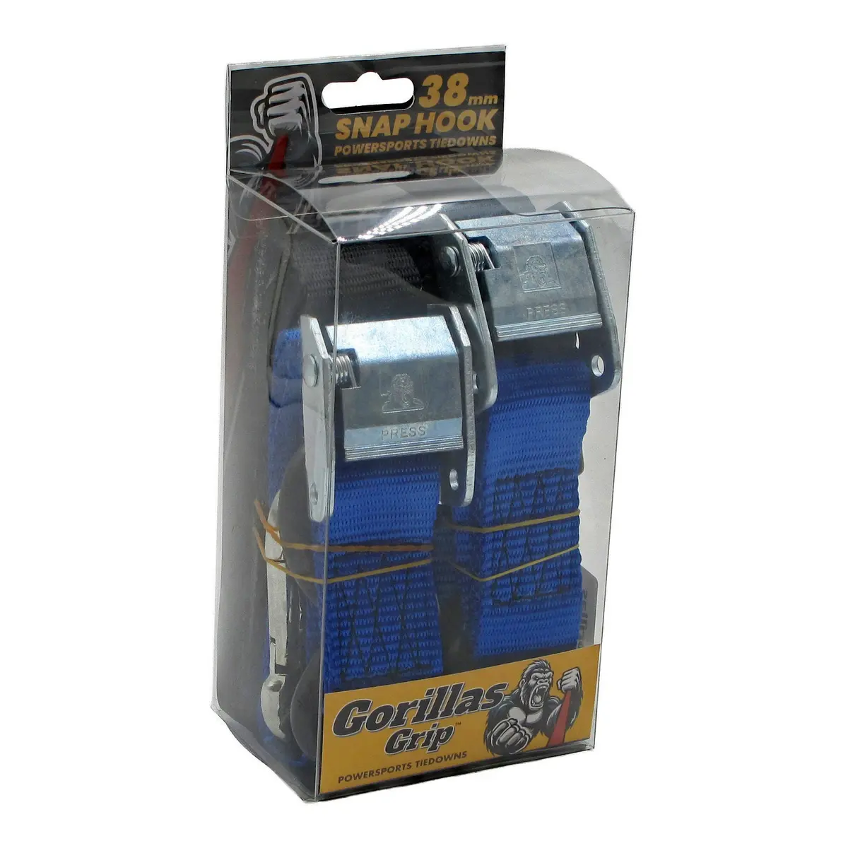 Gorillas Grip Tie Down 38Mm S-Hook - Black / Blue Loop 2