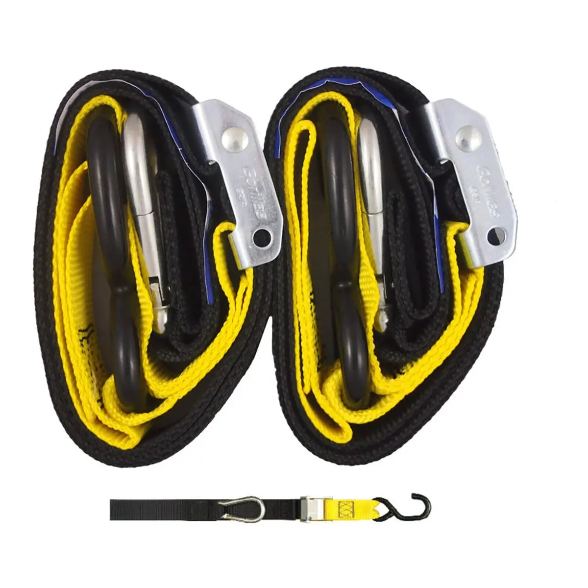 Gorillas Grip Tie Down 38Mm S-Hook - Black / Yellow Loop 1