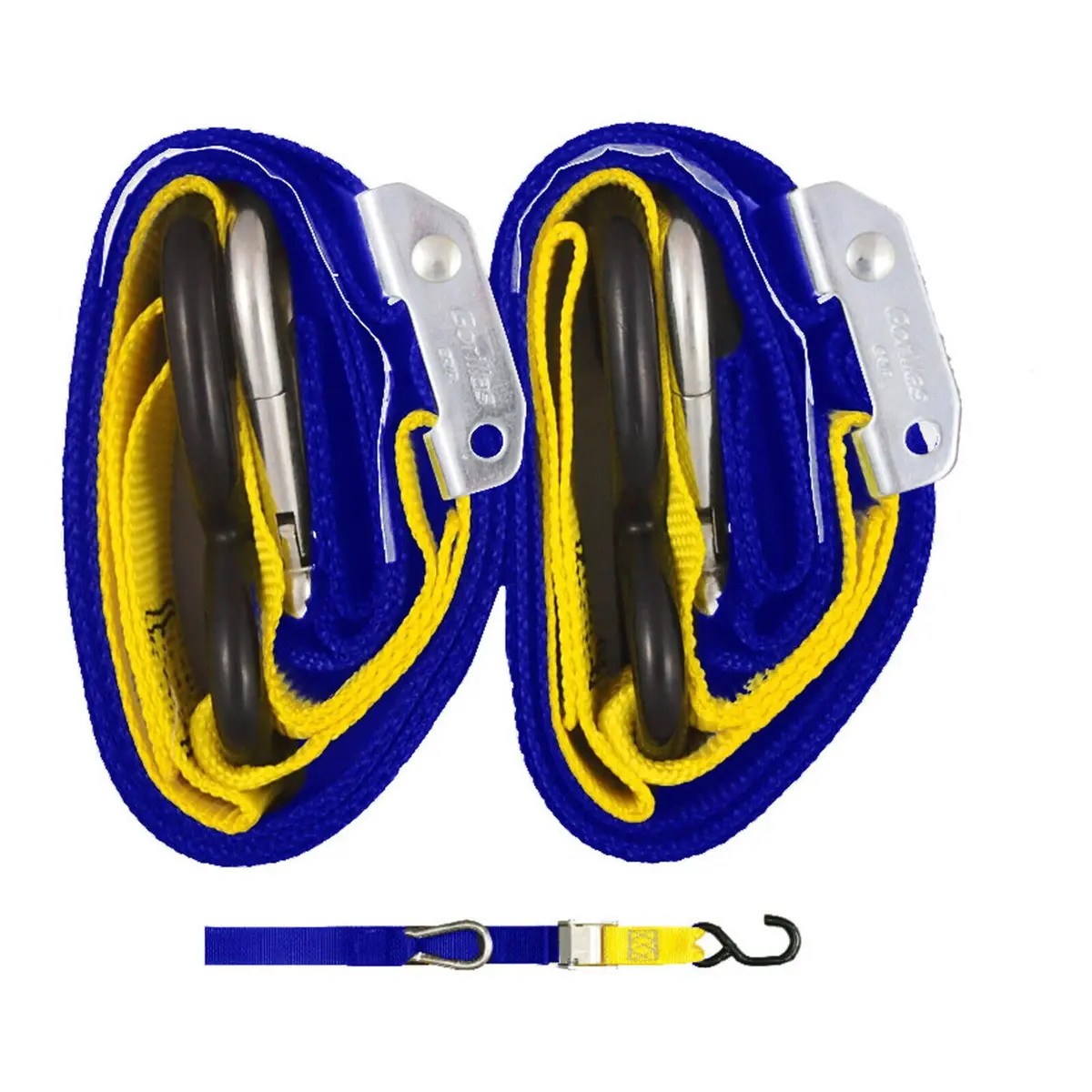 Gorillas Grip Tie Down 38Mm S-Hook - Blue / Yellow Loop 1