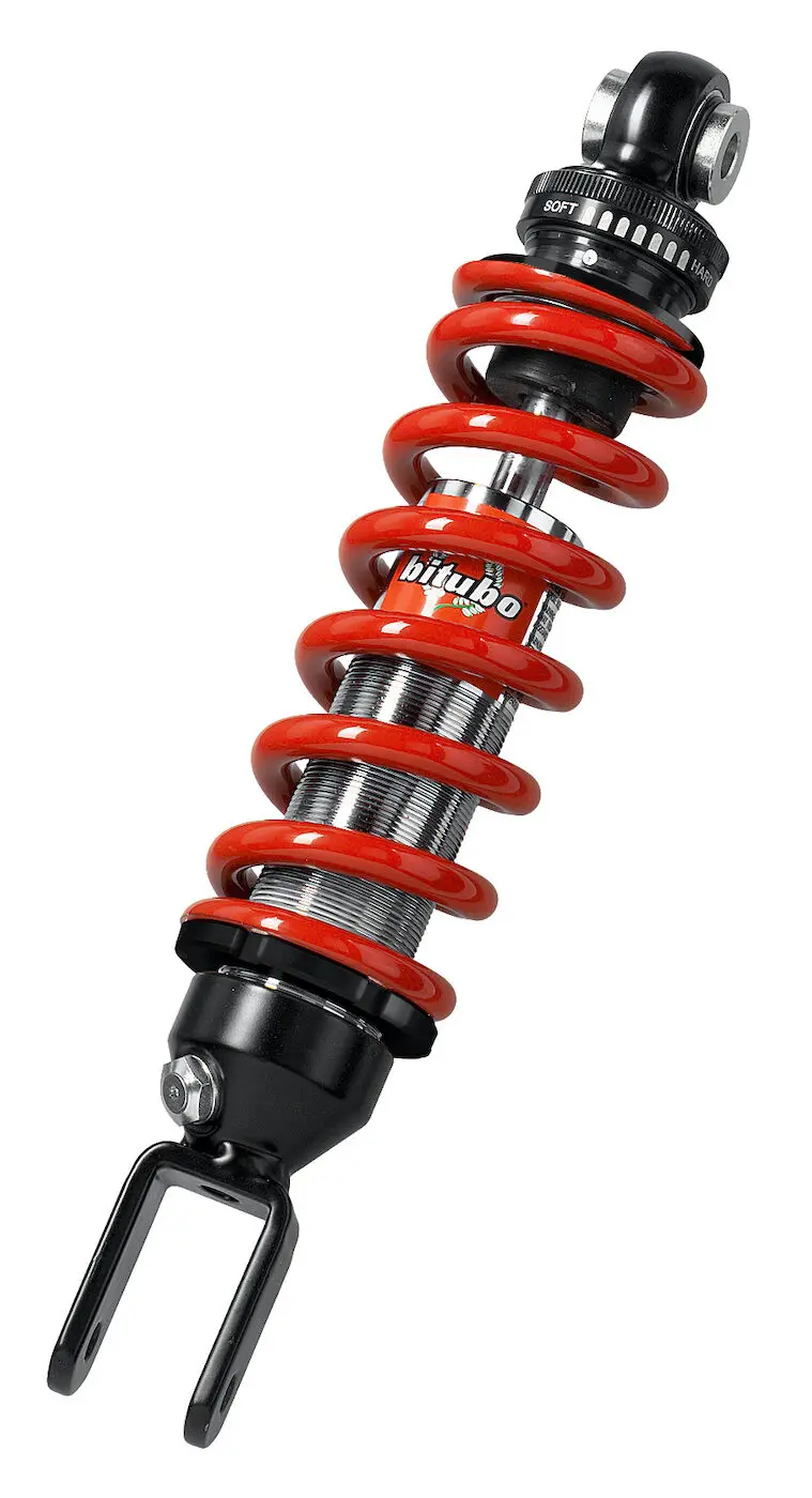 Bitubo Wze11 - Rear Mono Shock - Red Spring [Adjustable: Preload, Rebound, Length] 1