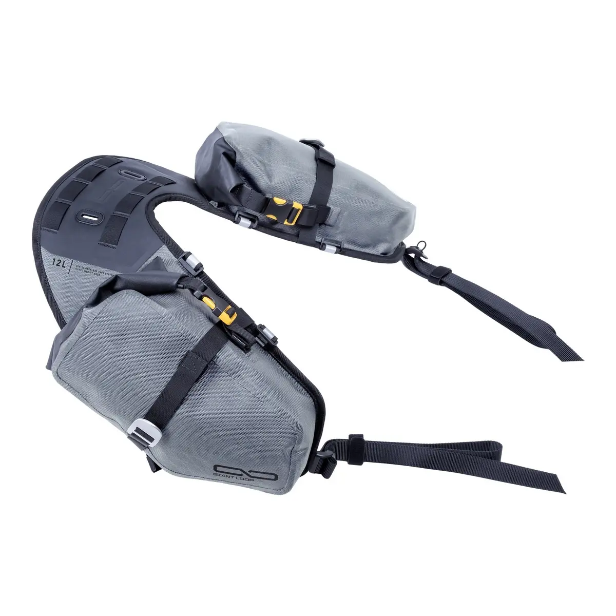 Giant Loop Mojavi Saddlebag '26 - Grey (12L) 1