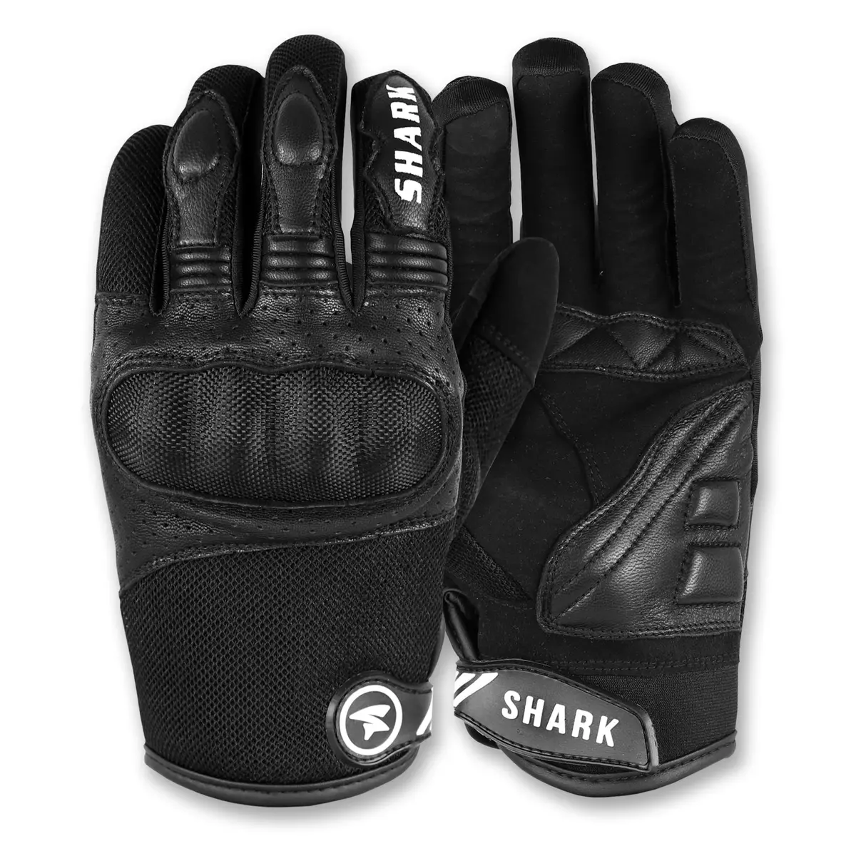 Shark Blast Summer Motorcycle Gloves – Black