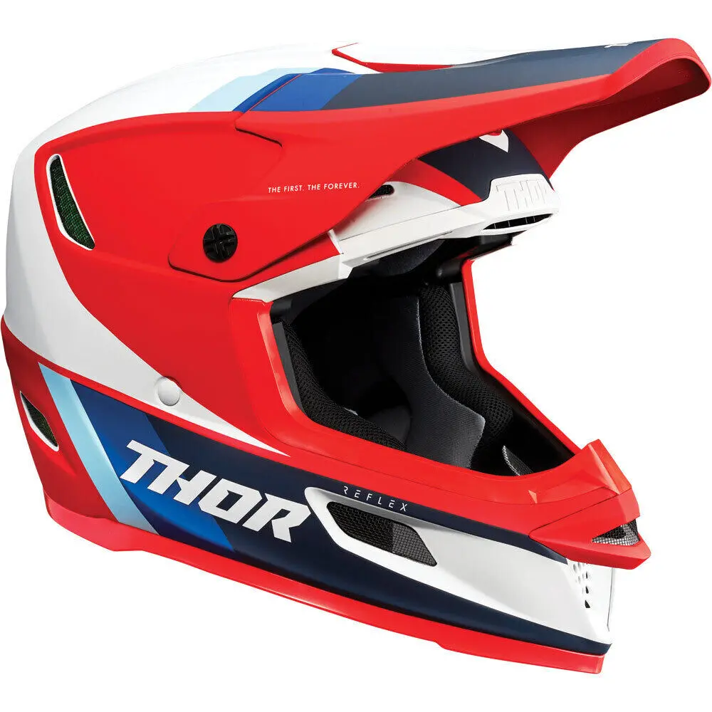 Thor 2023 Reflex Apex Red/White/Blue Helmet 1