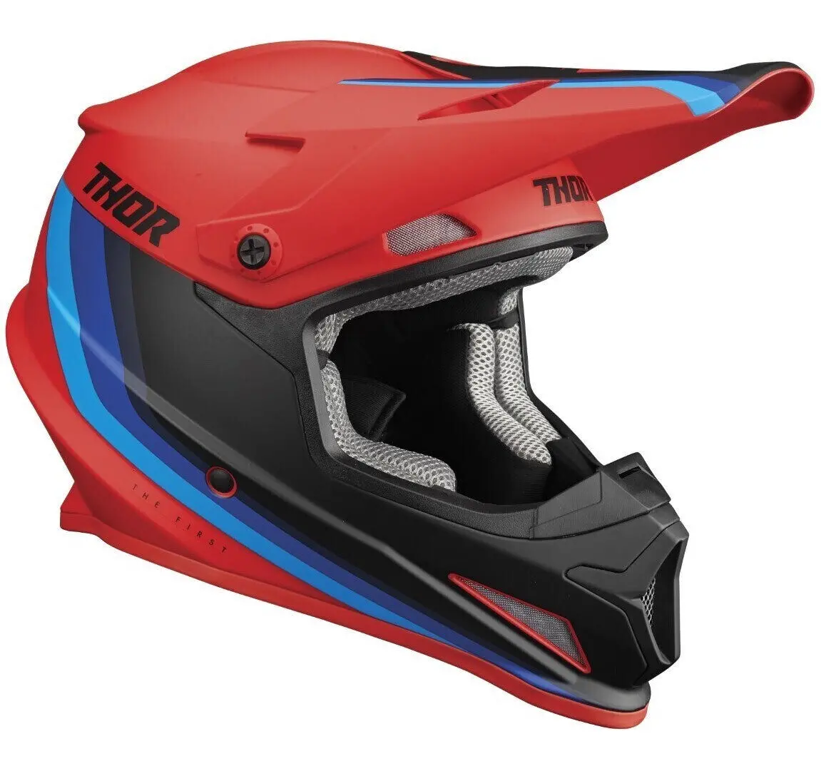 Thor 2023 Sector Mips Runner Red/Blue Helmet 1