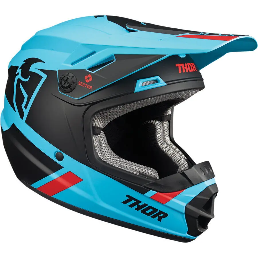 Thor 2024 Sector Mips Split Blue/Black Youth Helmet 1
