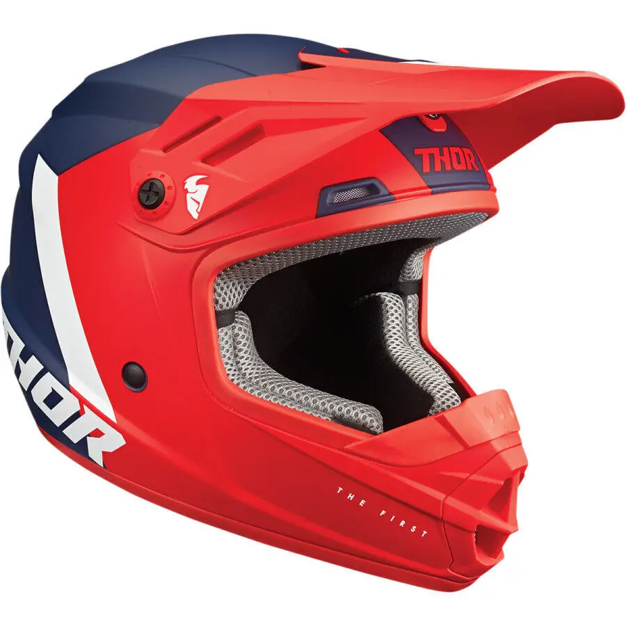 Thor 2024 Sector Chev Red/Navy Youth Helmet 1