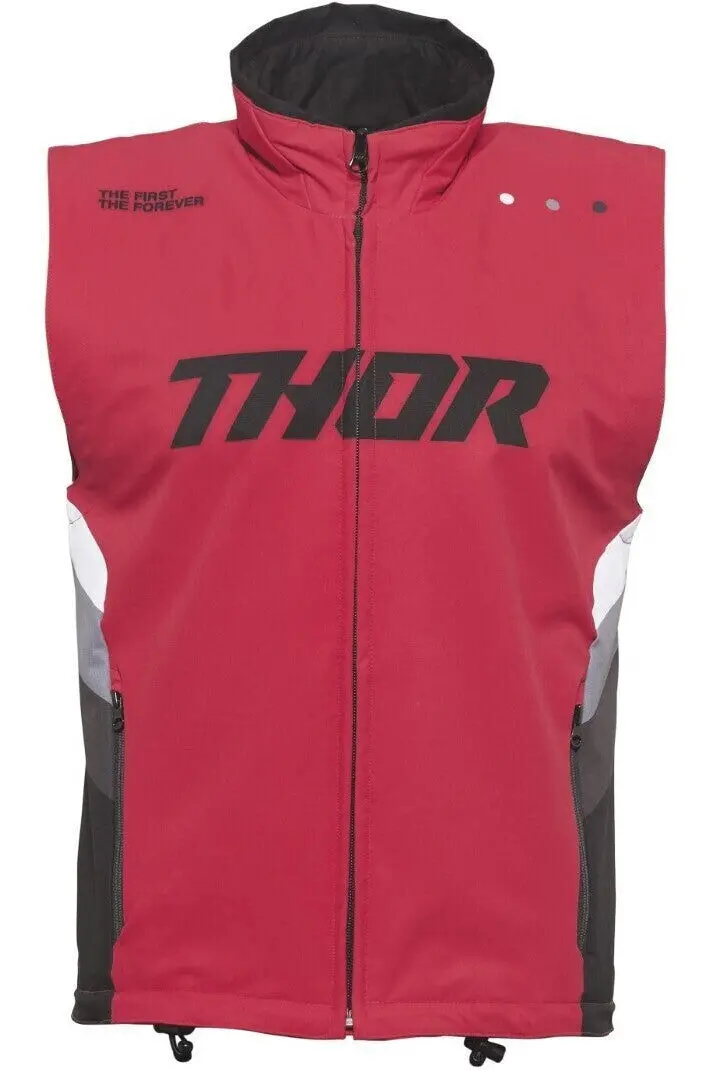 Thor 2024 Warmup Red/Black Textile Vest 1