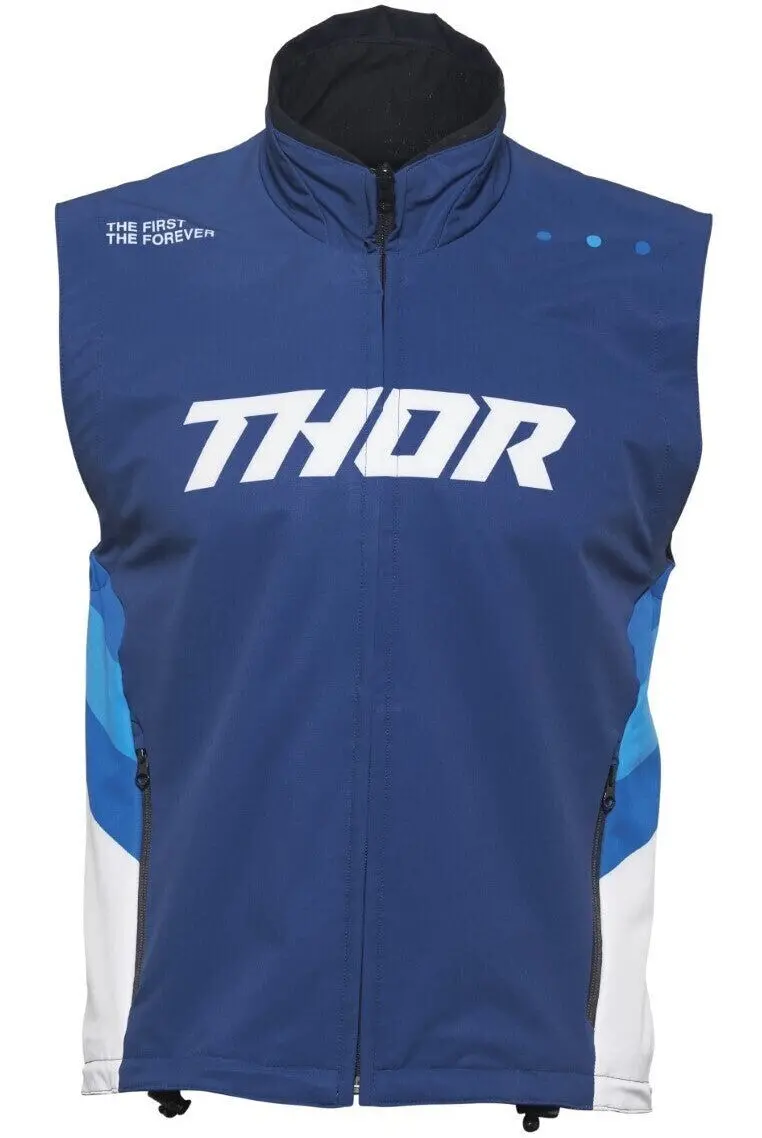 Thor 2024 Warmup Navy/White Textile Vest 1