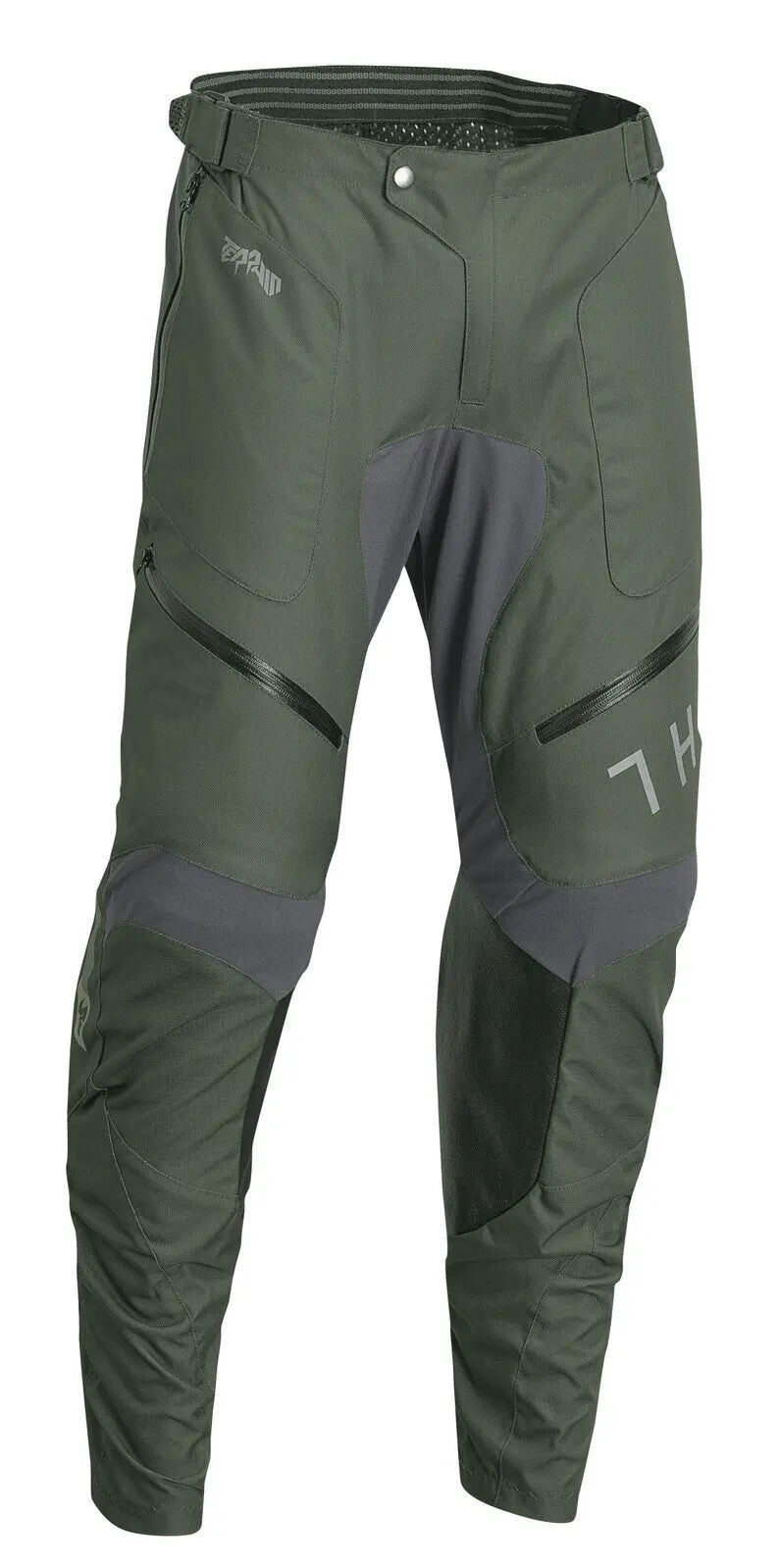 Thor 2024 Terrain In-The-Boots Army/Charcoal Pants 1