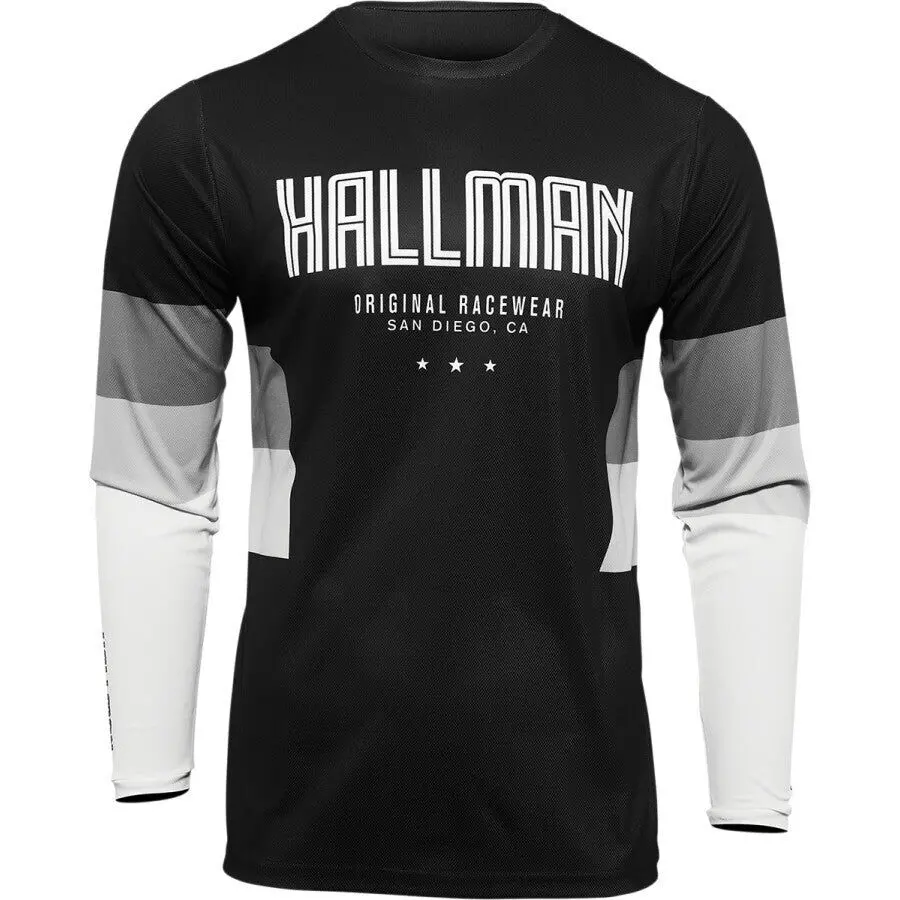 Thor 2024 Hallman Differ Draft Black/White Jersey 1