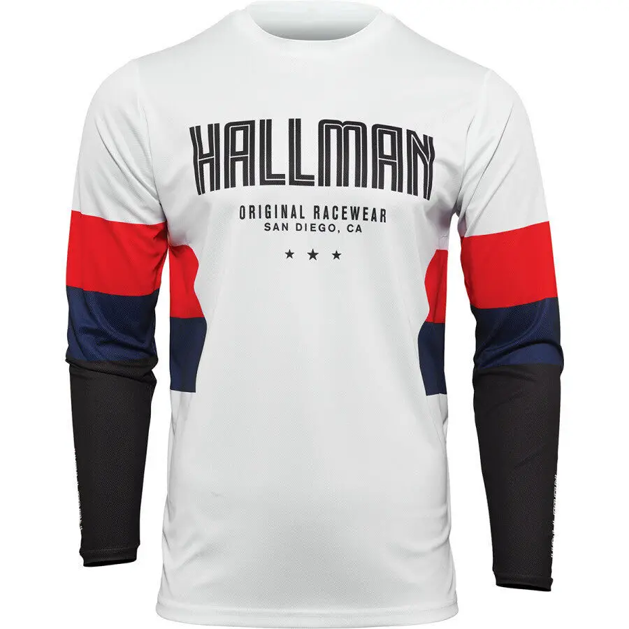 Thor 2024 Hallman Differ Draft White/Red/Navy Jersey 1