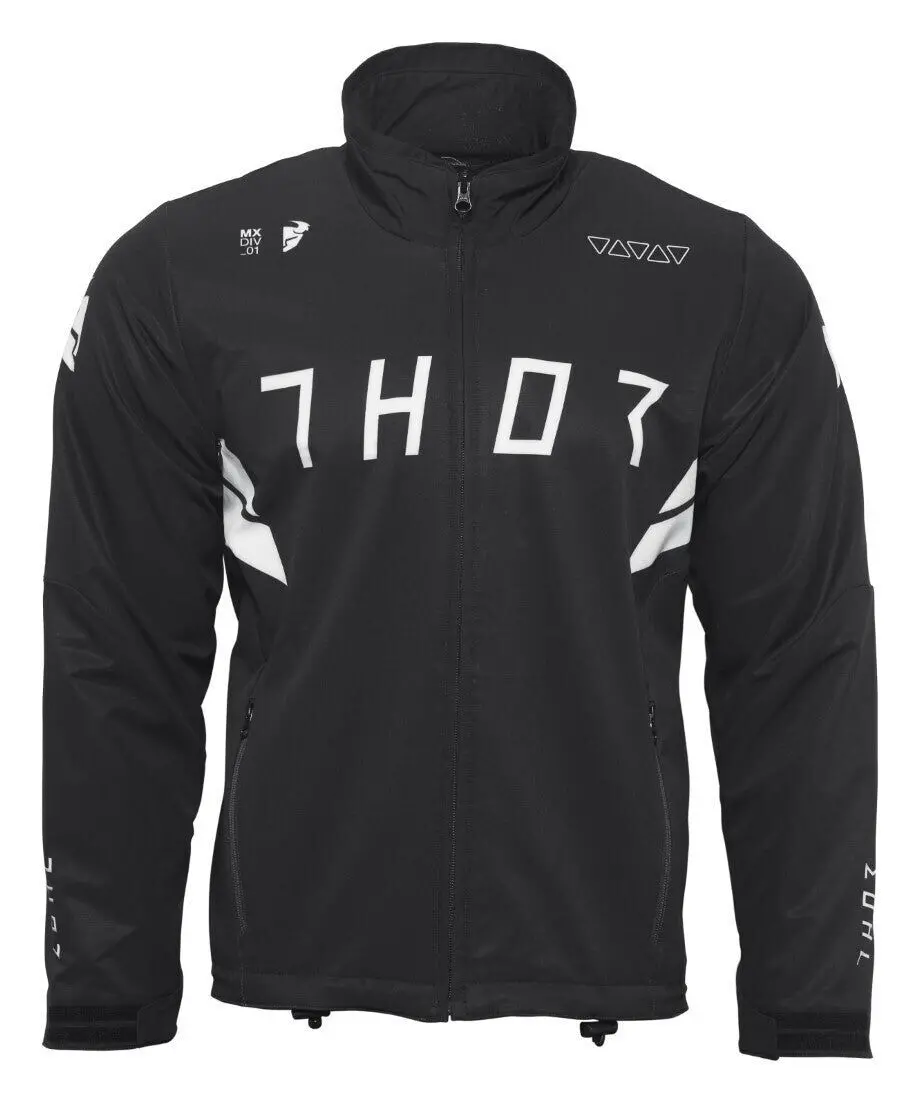 Thor 2024 Warmup Black/White Textile Jacket 1