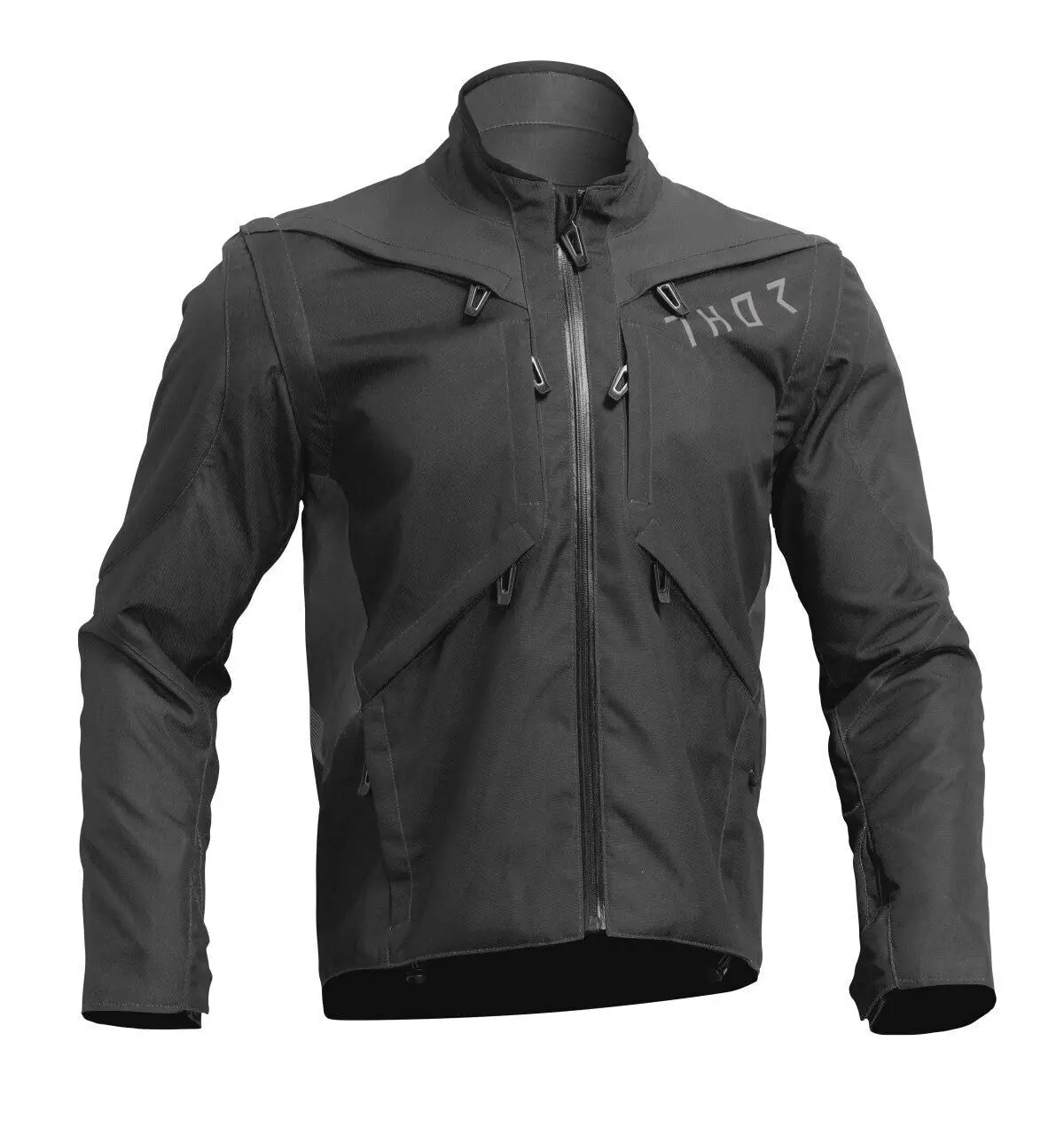 Thor 2024 Terrain Black/Charcoal Textile Jacket 1