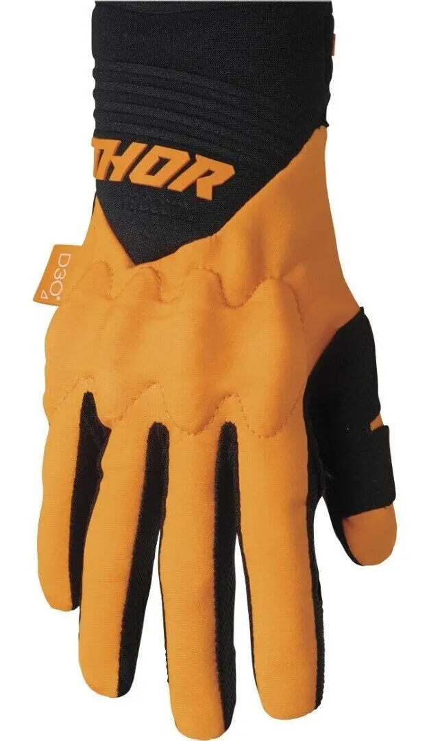 Thor 2024 Rebound Fluro Orange/Black Gloves 1