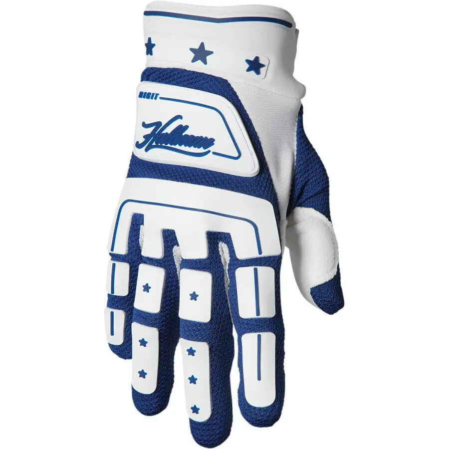 Thor 2024 Hallman Digit White/Navy Gloves 1