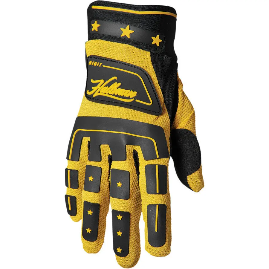 Thor 2024 Hallman Digit Black/Yellow Gloves 1