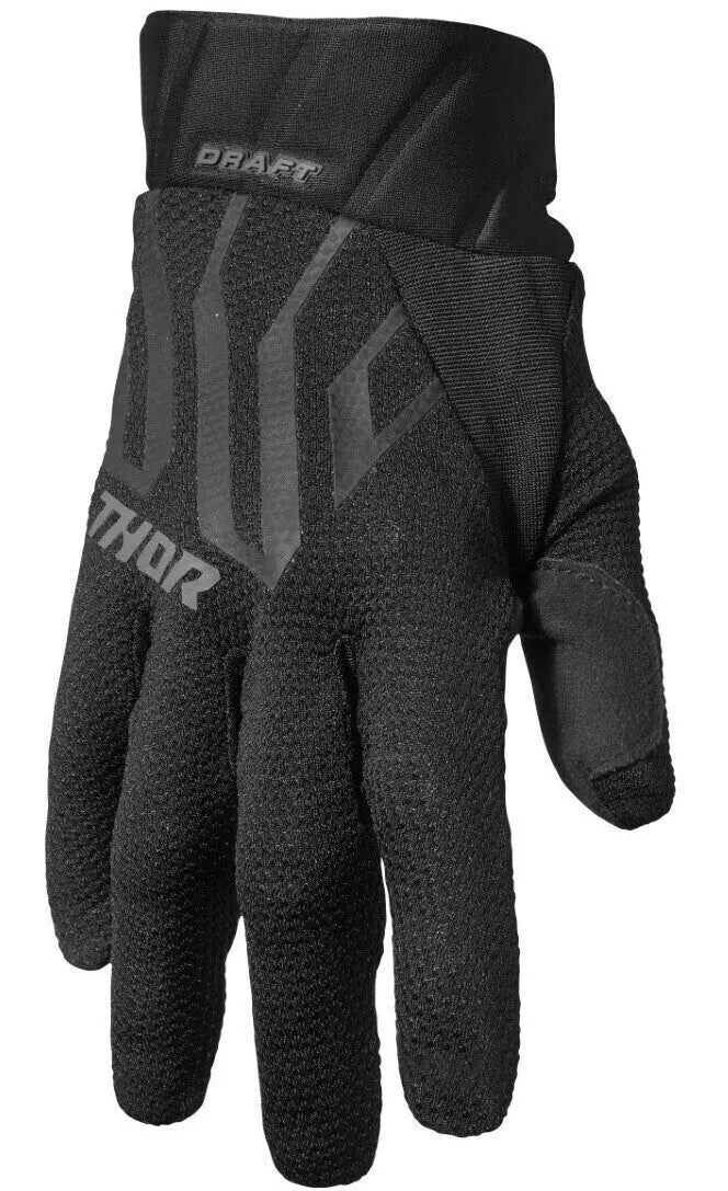 Thor 2024 Draft Black/Charcoal Gloves 1