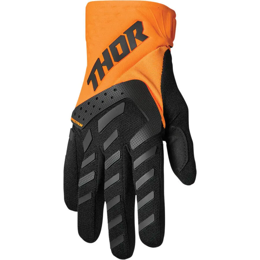 Thor 2024 Spectrum Orange/Black Youth Gloves 1